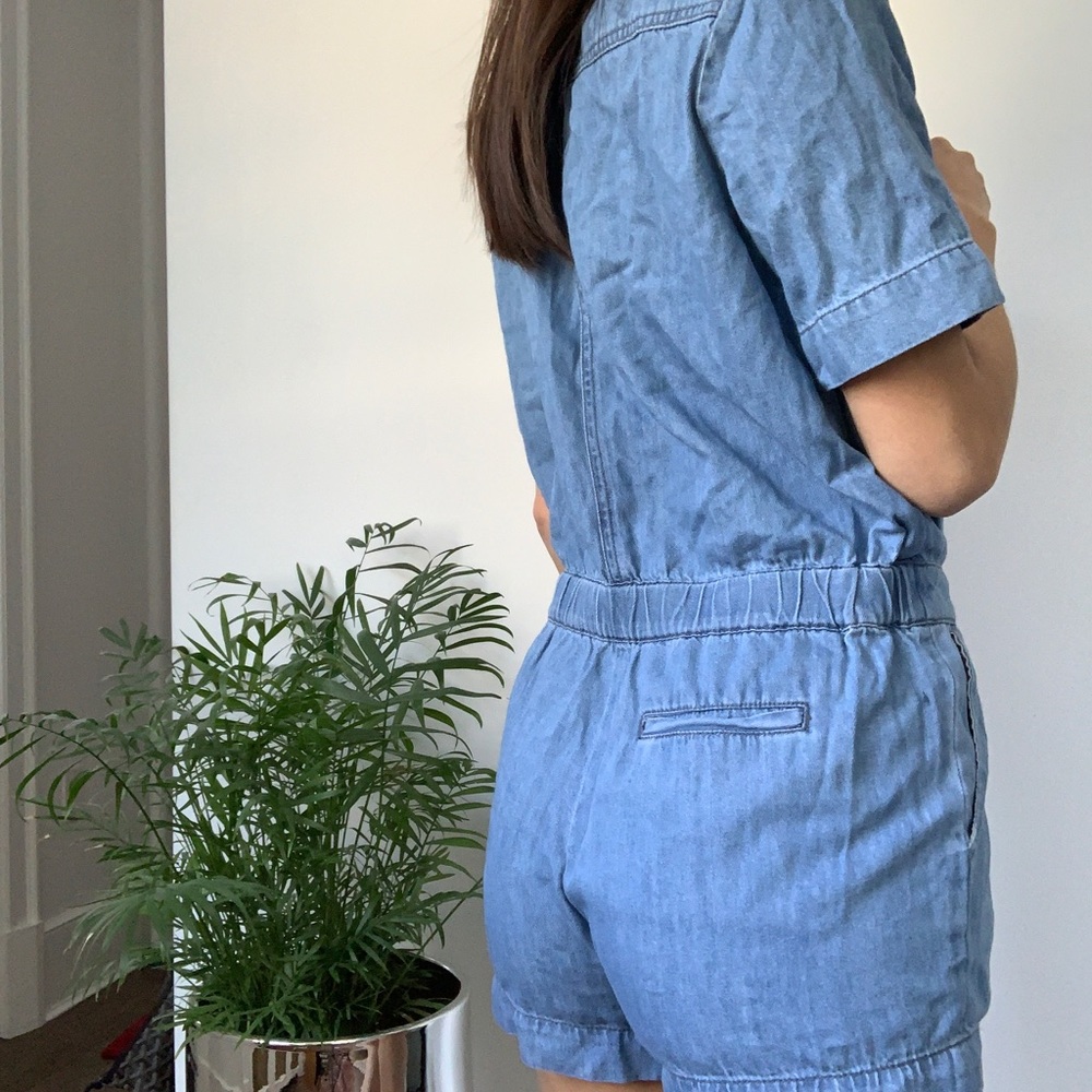 VINTAGE DENIM ROMPER - Picture 3 of 7